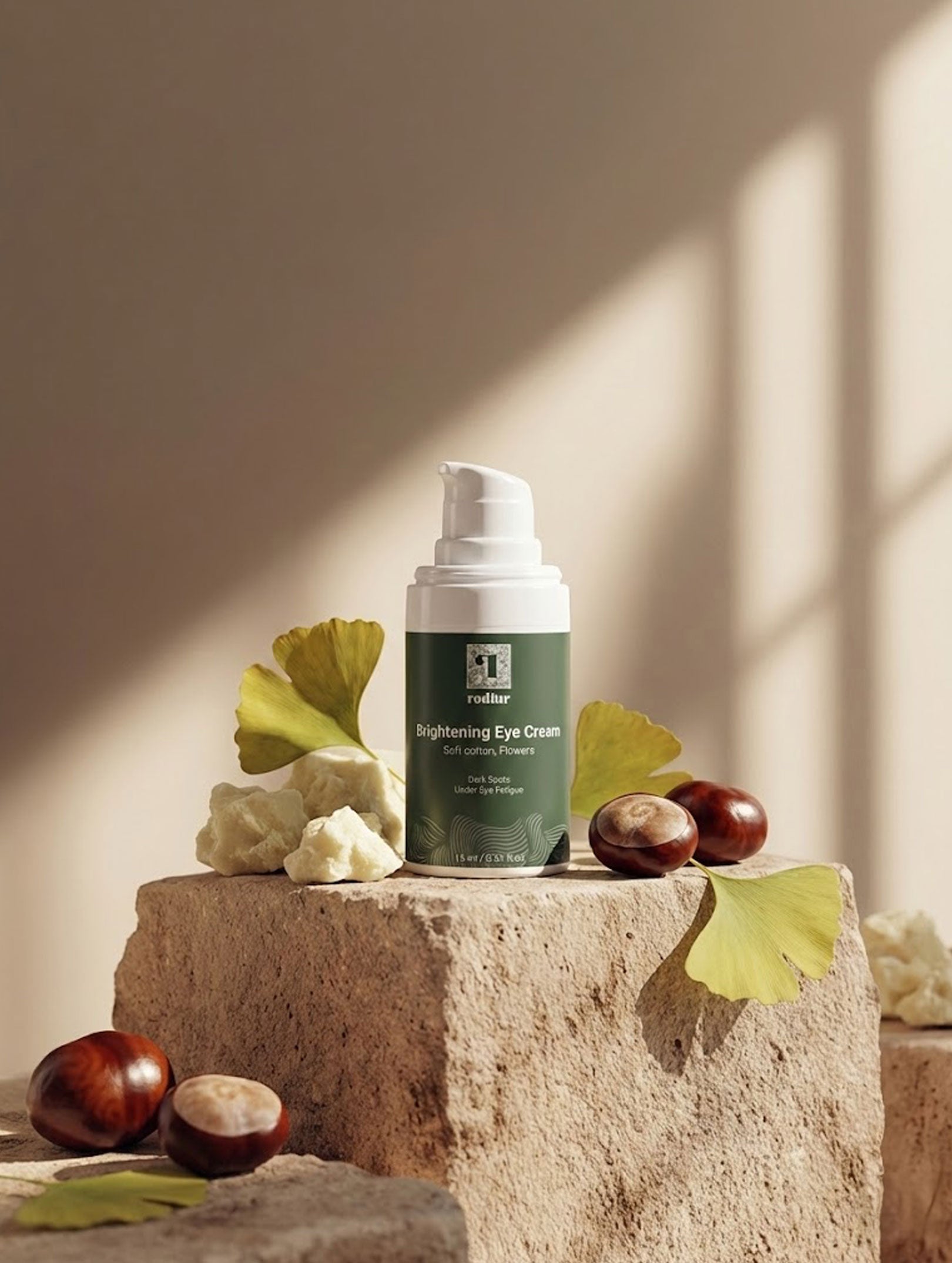 Brightening Eye Cream - packaging and texture - Roddur