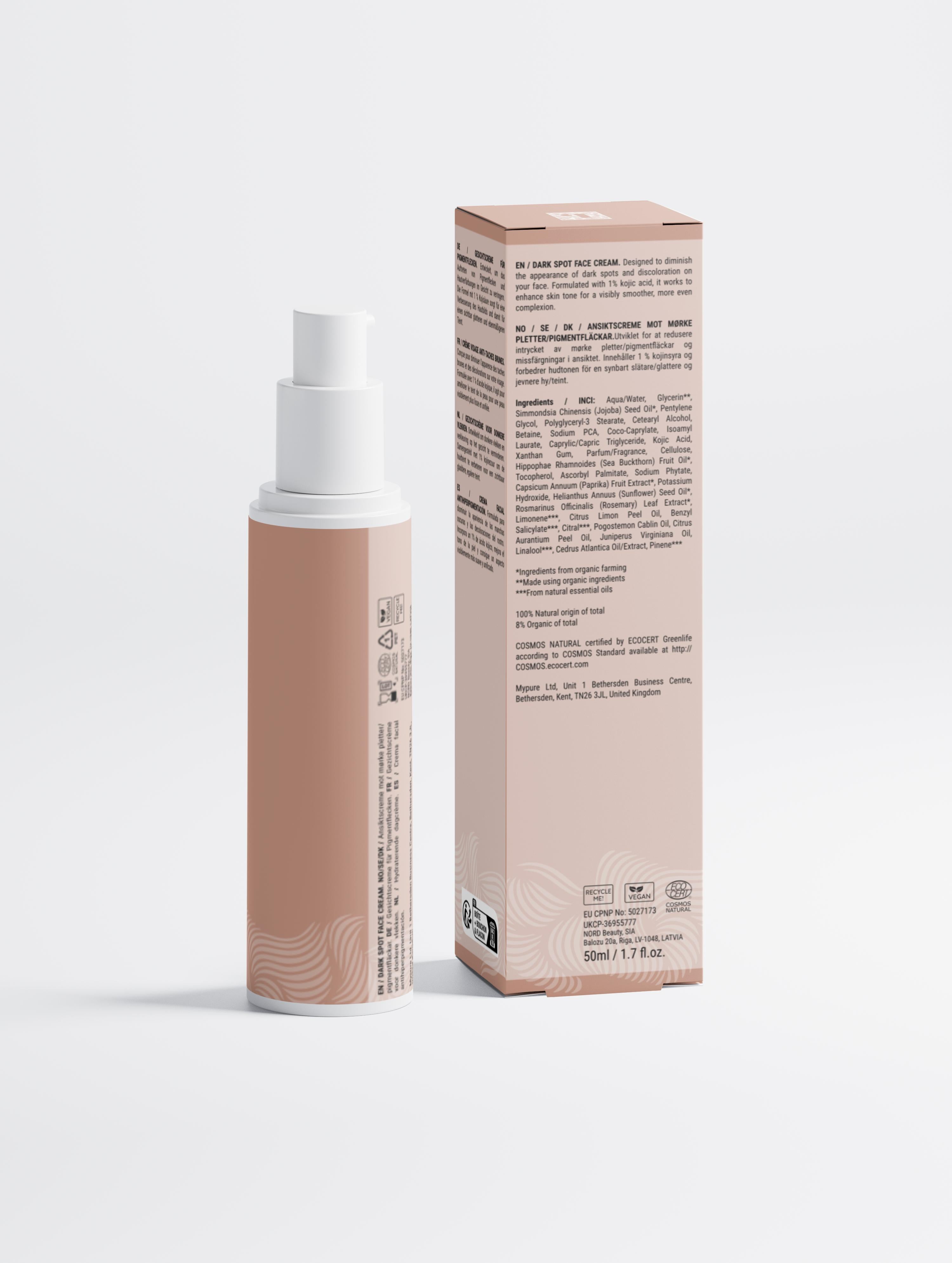 Dark Spot Face Cream with Kojic Acid